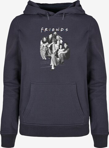 ABSOLUTE CULT Sweatshirt 'Friends - Group Stairs' in Blau: predná strana