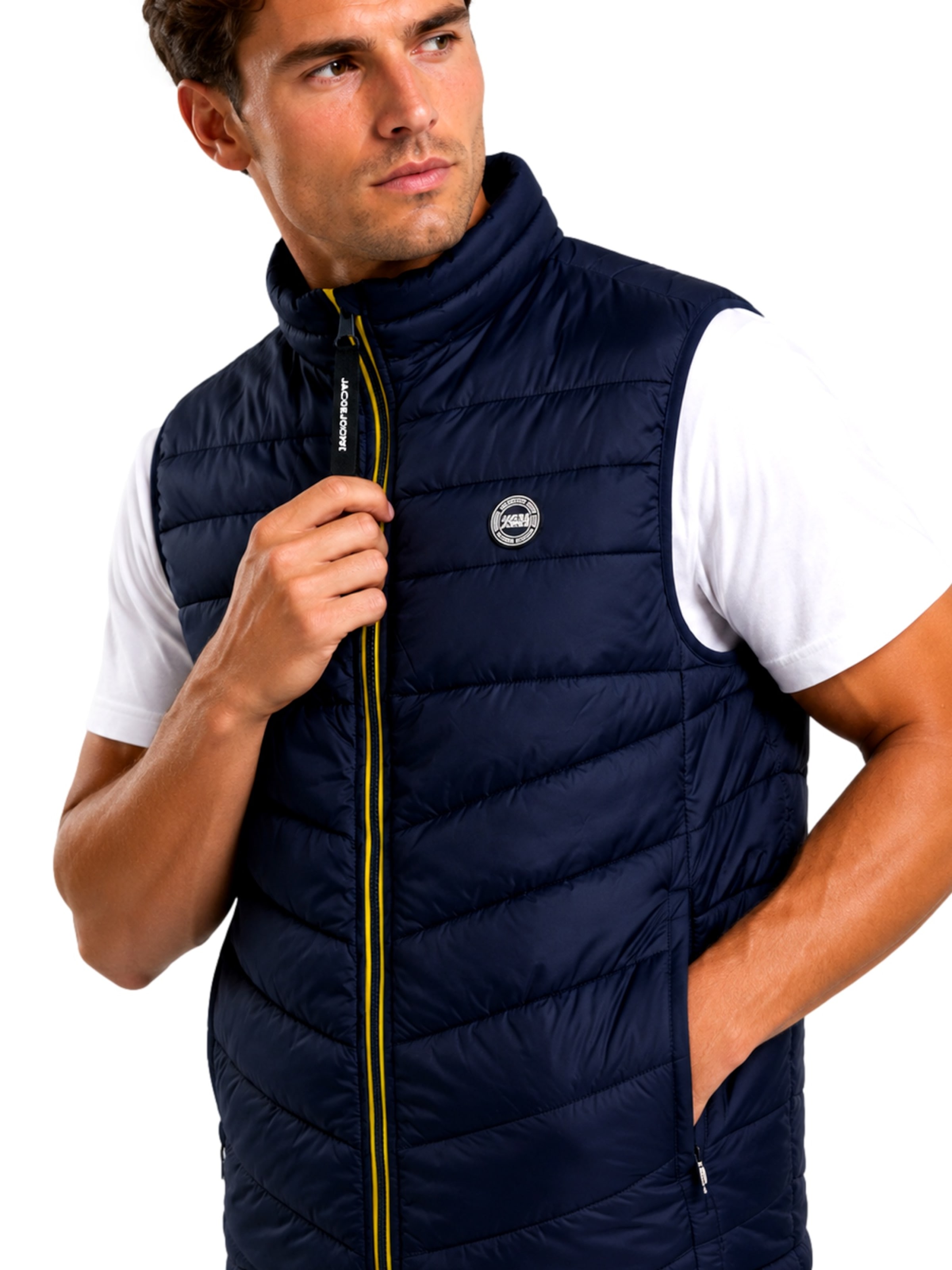 JACK & JONES - Chaleco 'Uno' en azul