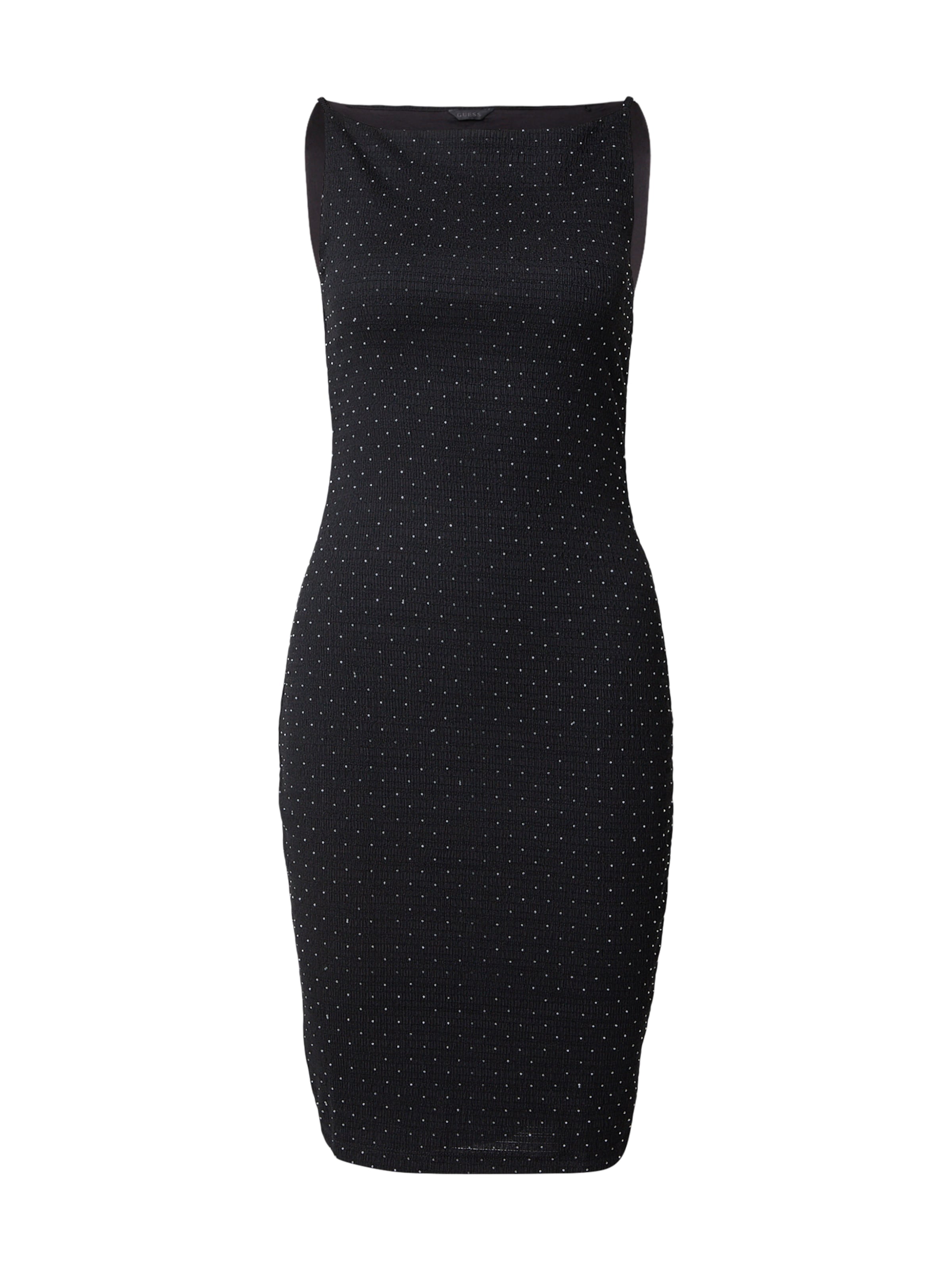 GUESS Haljina 'FRANCINE' u crna / prozirna, Pregled proizvoda