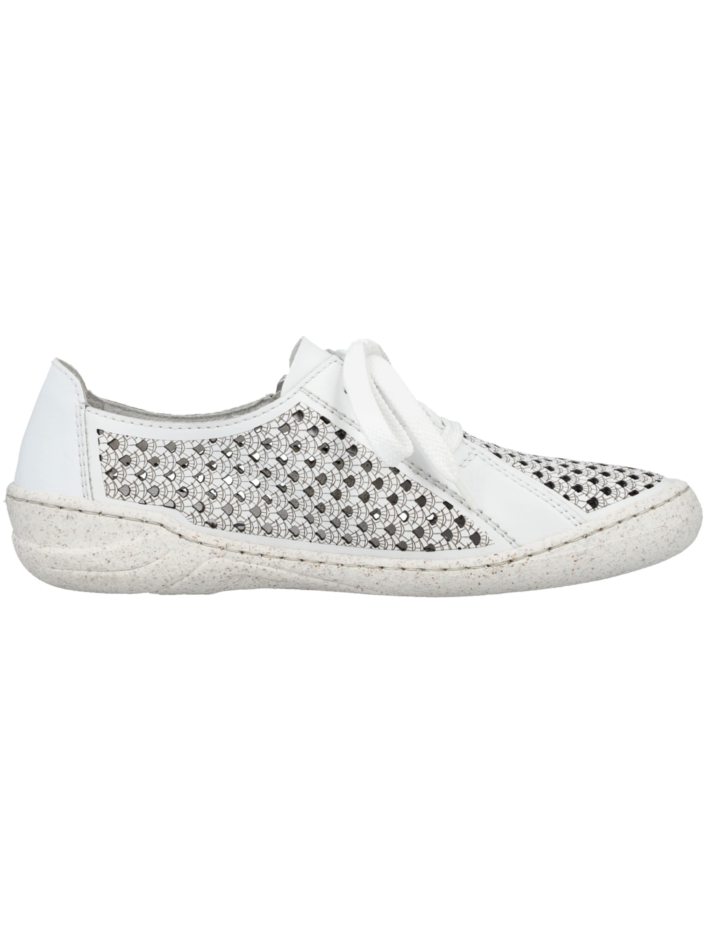 Rieker Lace-Up Shoes in White