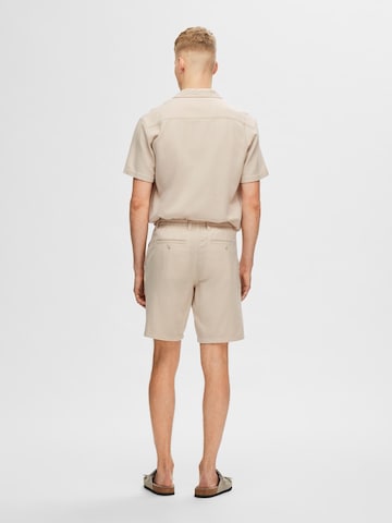 SELECTED HOMME Regular Hose in Beige