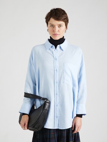 Hailys Blouse 'Mo44ra' in Blauw: voorkant