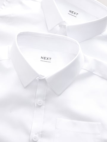 Next Regular fit Button up shirt in White