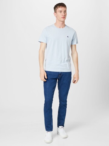 T-Shirt 'FRINGE' Abercrombie & Fitch en bleu