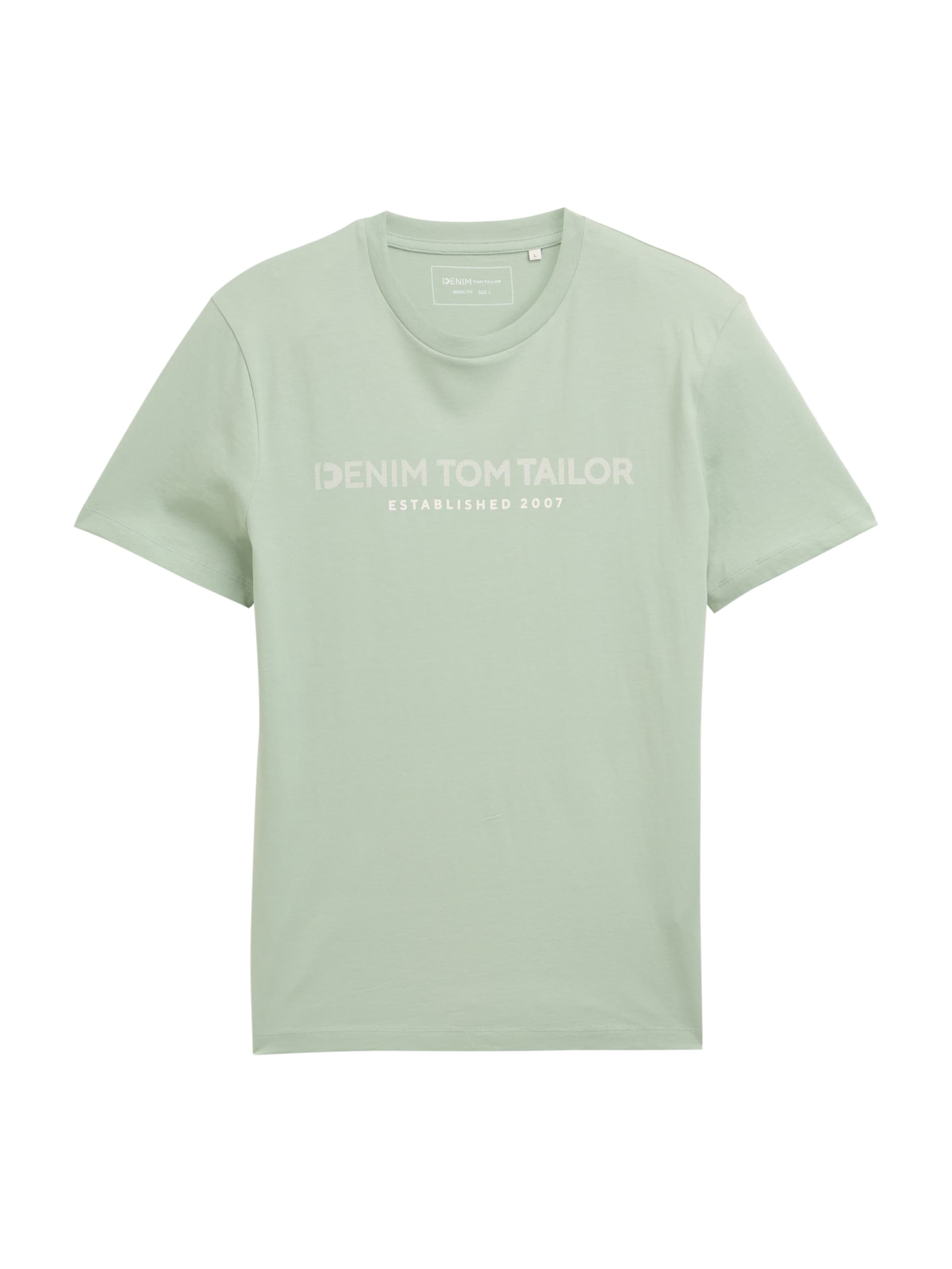 TOM TAILOR DENIM - Camiseta en verde: frente