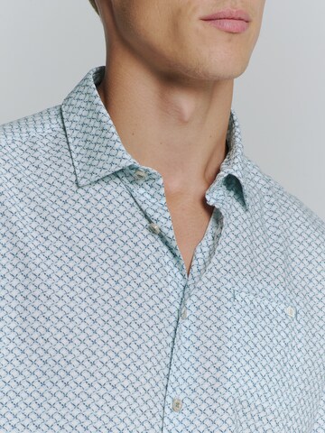 No Excess Regular fit Overhemd in Blauw