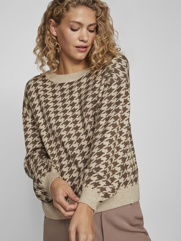 VILA Sweter 'RIL' w kolorze beżowy