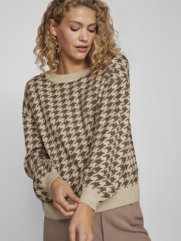 VILA Sweater 'RIL' in Beige