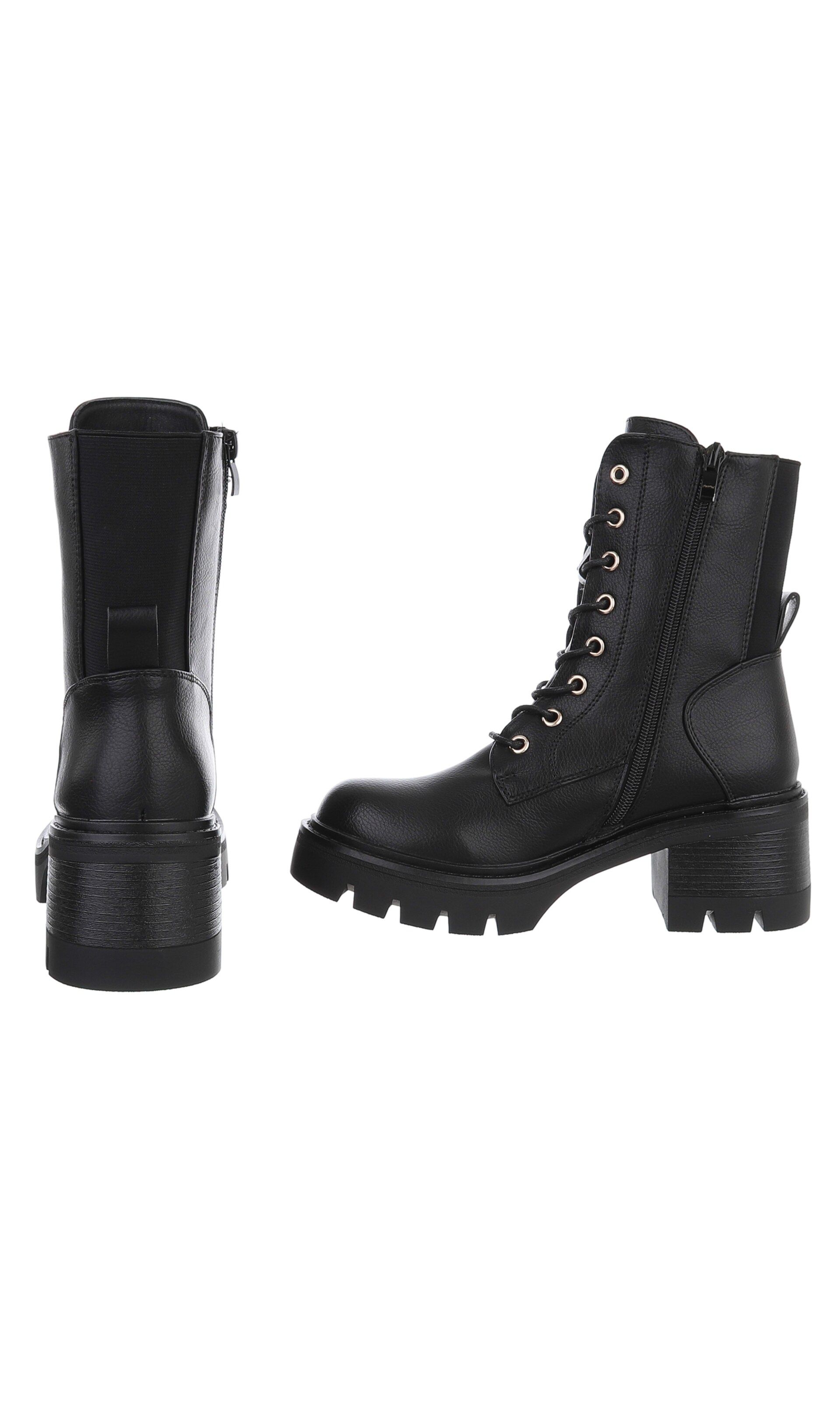 Ital-Design Stiefelette in Schwarz