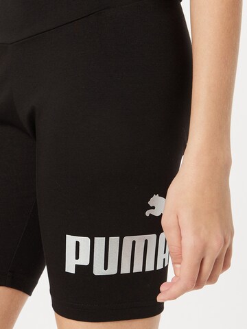 Skinny Pantaloni sport de la PUMA pe negru