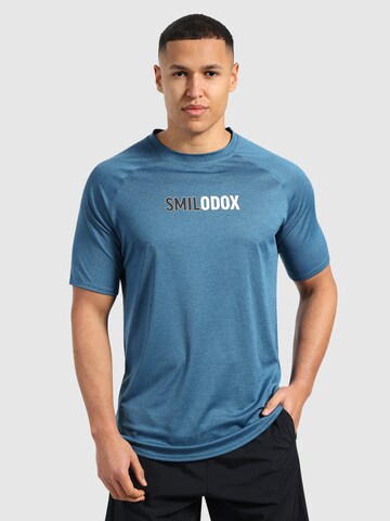 T-Shirt ' Powerfit Pro ' Smilodox en bleu : devant