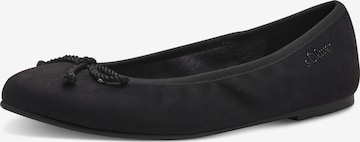 s.Oliver Ballet Flats in Black: front