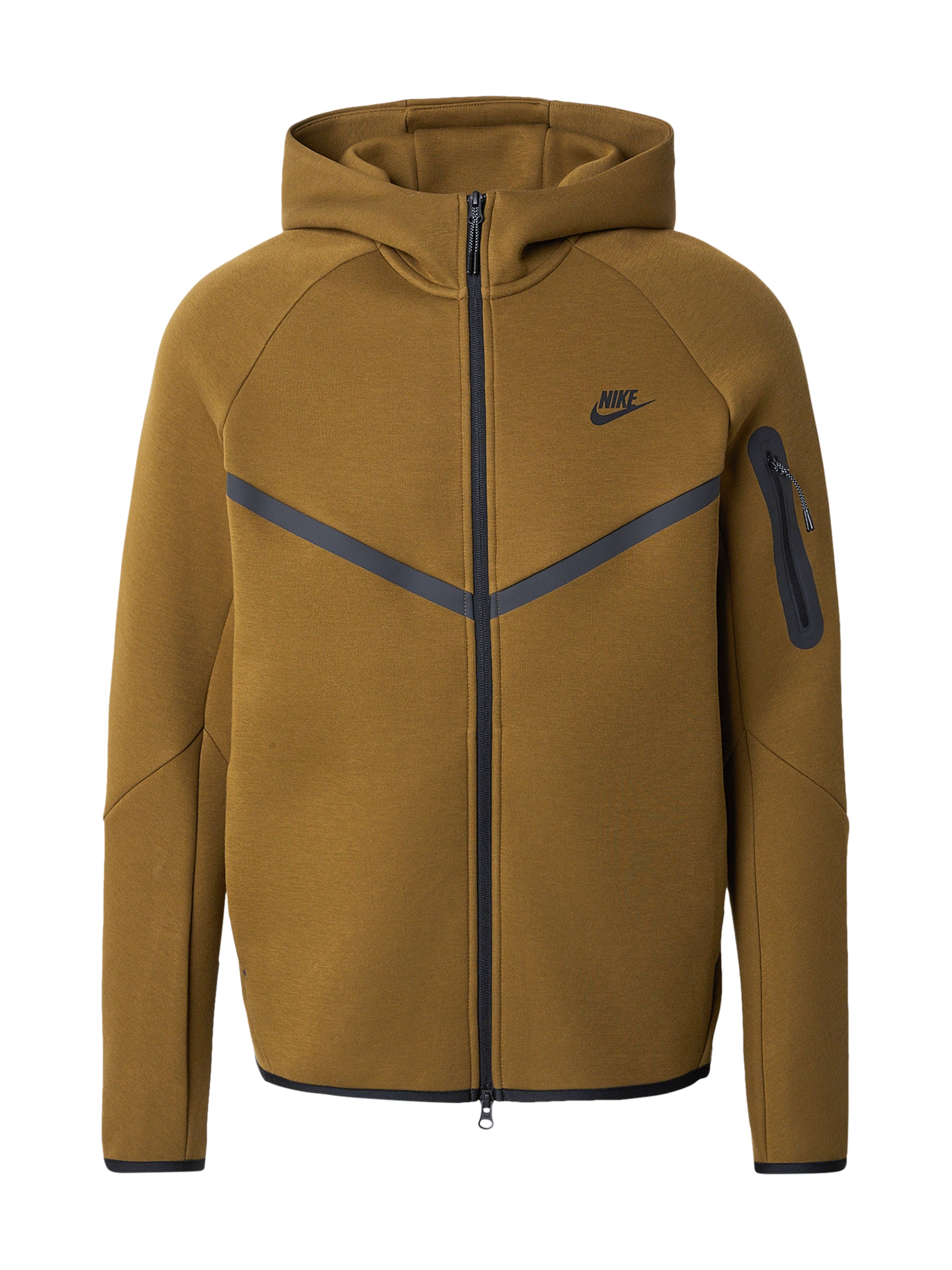Nike Sportswear Sweatvest 'Tech Fleece' in Groen: voorkant