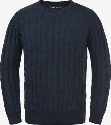 INDICODE JEANS Sweater 'Pauletta' in Blue: front