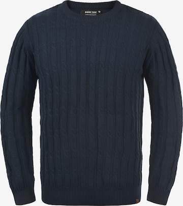 INDICODE JEANS Strickpullover 'Pauletta' in Blau: predná strana