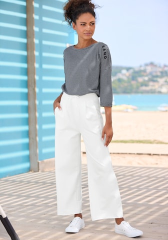 Loosefit Pantalon Elbsand en blanc