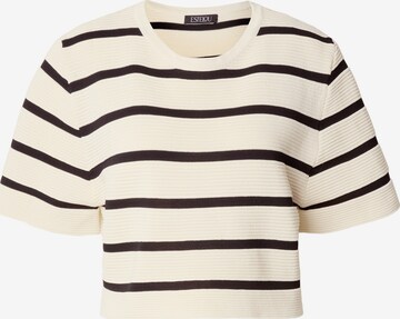 Estelou Pullover in Beige: Vorderseite