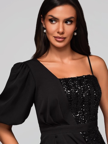 Ombre Abendkleid‌‌‌ in Schwarz