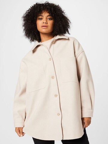 Cotton On Curve Between-Season Jacket in Beige: front