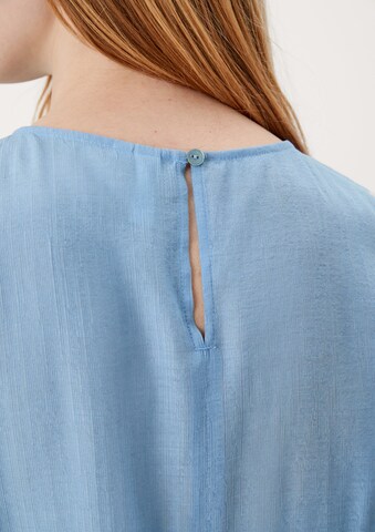 QS Bluse in Blau