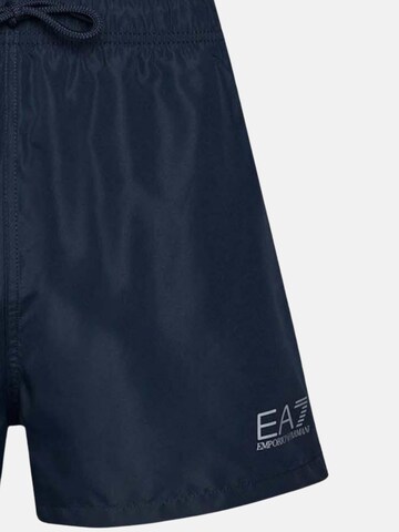 EA7 Emporio Armani Bokserki 'EA7 EMPORIO ARMANI MAN WOVEN BOXER BEACHWEAR Costumi da bagno' w kolorze niebieski