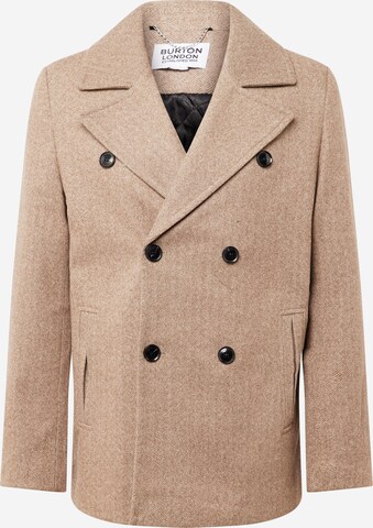 BURTON MENSWEAR LONDON Демисезонное пальто в Серый: спереди