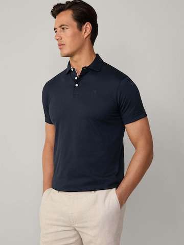 Hackett London Poloshirt in Blau: Vorderseite