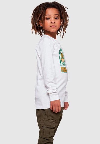 ABSOLUTE CULT Shirt 'Stranger Things - Hawkins Arch Tiger' in White