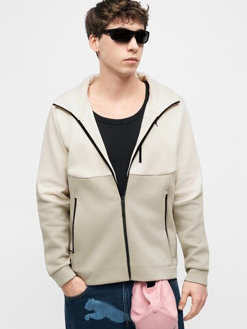 PUMA Sweatjacke 'Pumatech' in Weiß