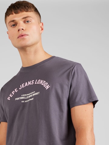 Pepe Jeans - Camisa 'Waddon' em cinzento
