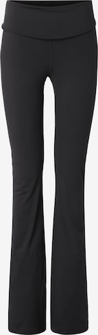 évasé Pantalon de sport 'Sense' Aim'n en noir : devant