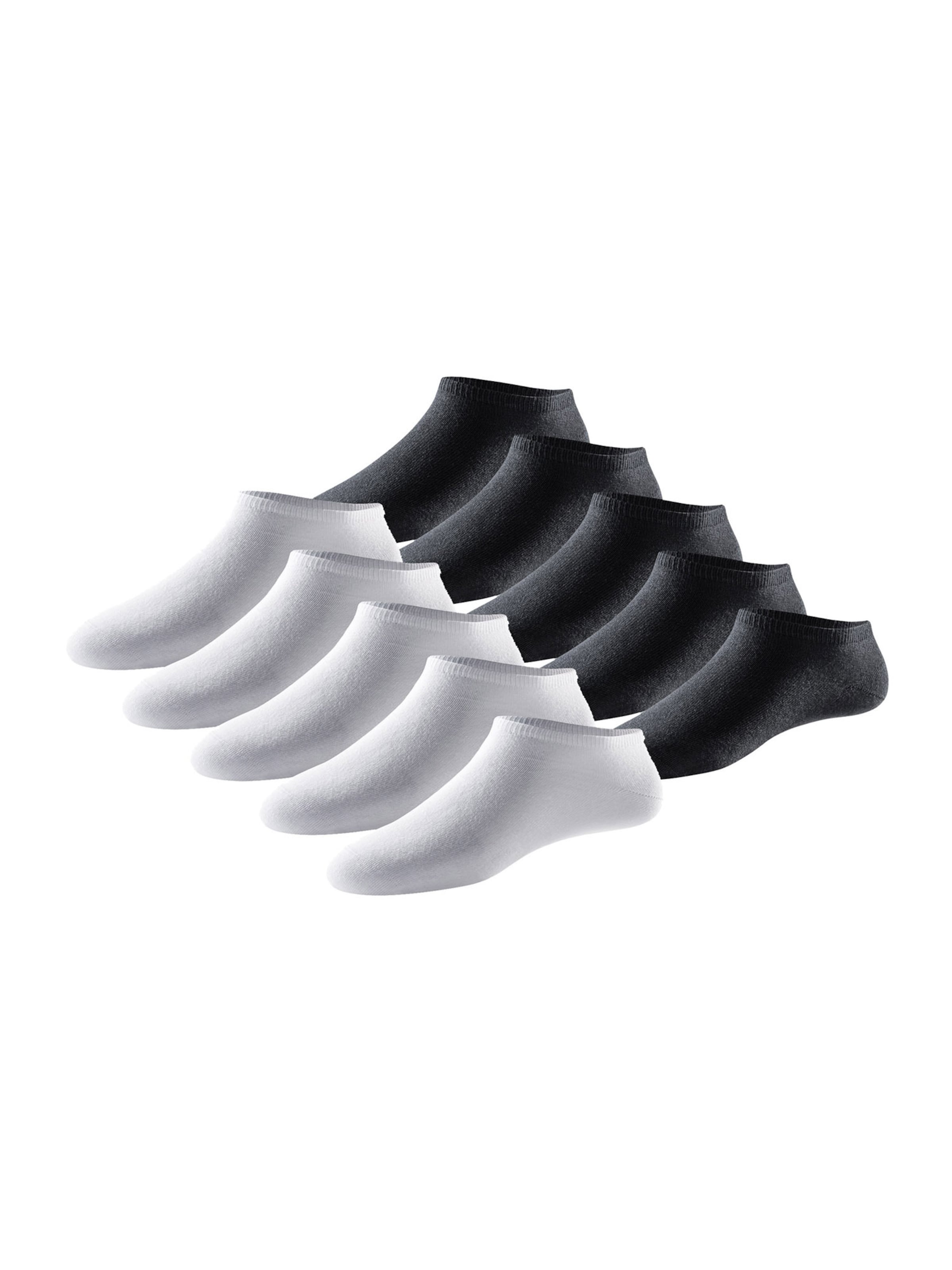 SCHIESSER Enkelsokken ' Bluebird ' in Zwart: voorkant