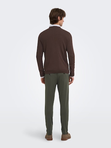 Pull-over 'ONSWYLER' Only & Sons en marron