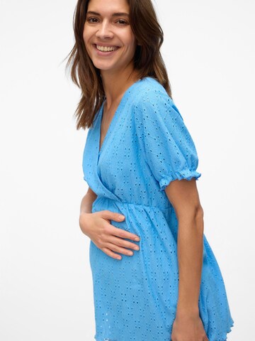 Chemisier 'VMMUlrikke' Vero Moda Maternity en bleu