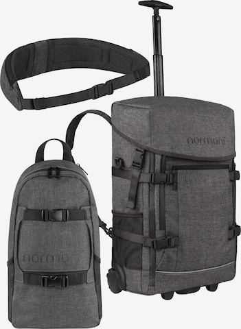 normani Kofferset in Grau: Vorderseite