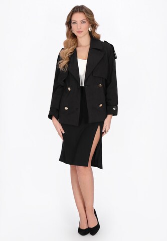 faina Tussenmantel in Zwart