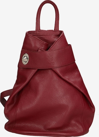CHICCA BORSE Rugzak in Rood: voorkant