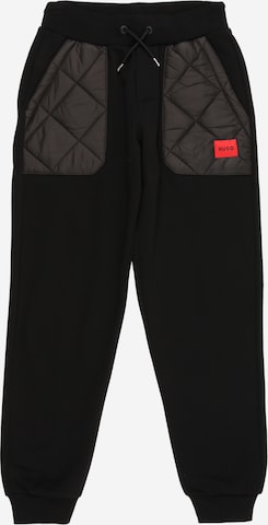 HUGO Tapered Nadrág - fekete: elől