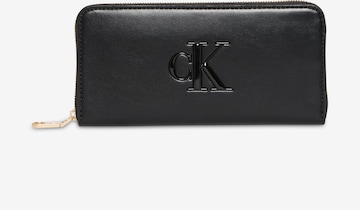 Calvin Klein Wallet in Black: front