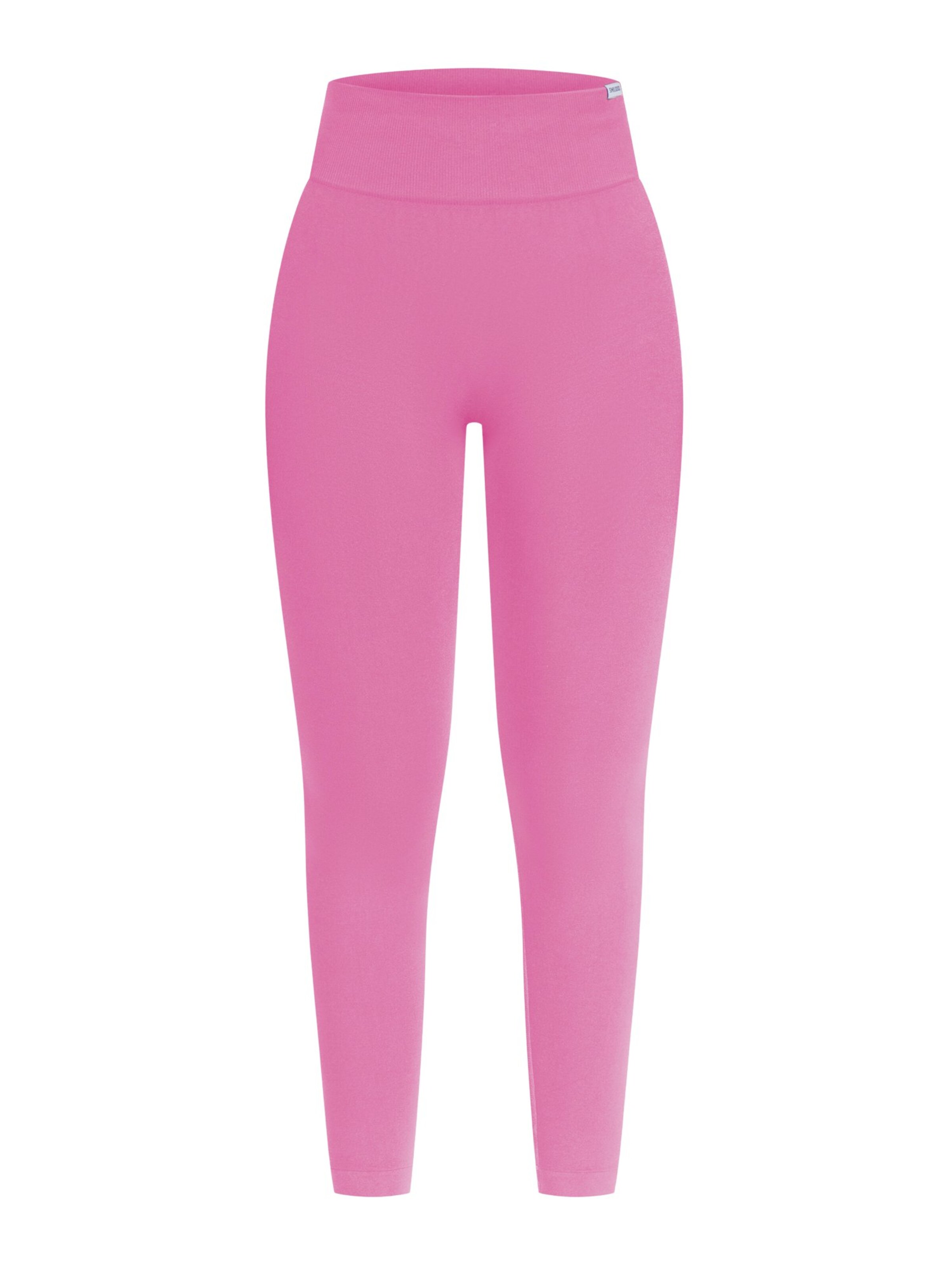 Smilodox Skinny Leggings in Pink: front