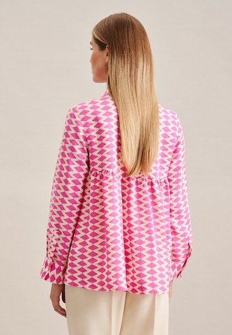 SEIDENSTICKER Blouse 'Schwarze Rose' in Roze