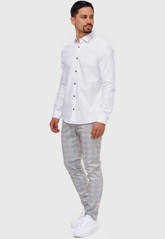 INDICODE JEANS Slimfit Broek 'Rodekro' in Grijs