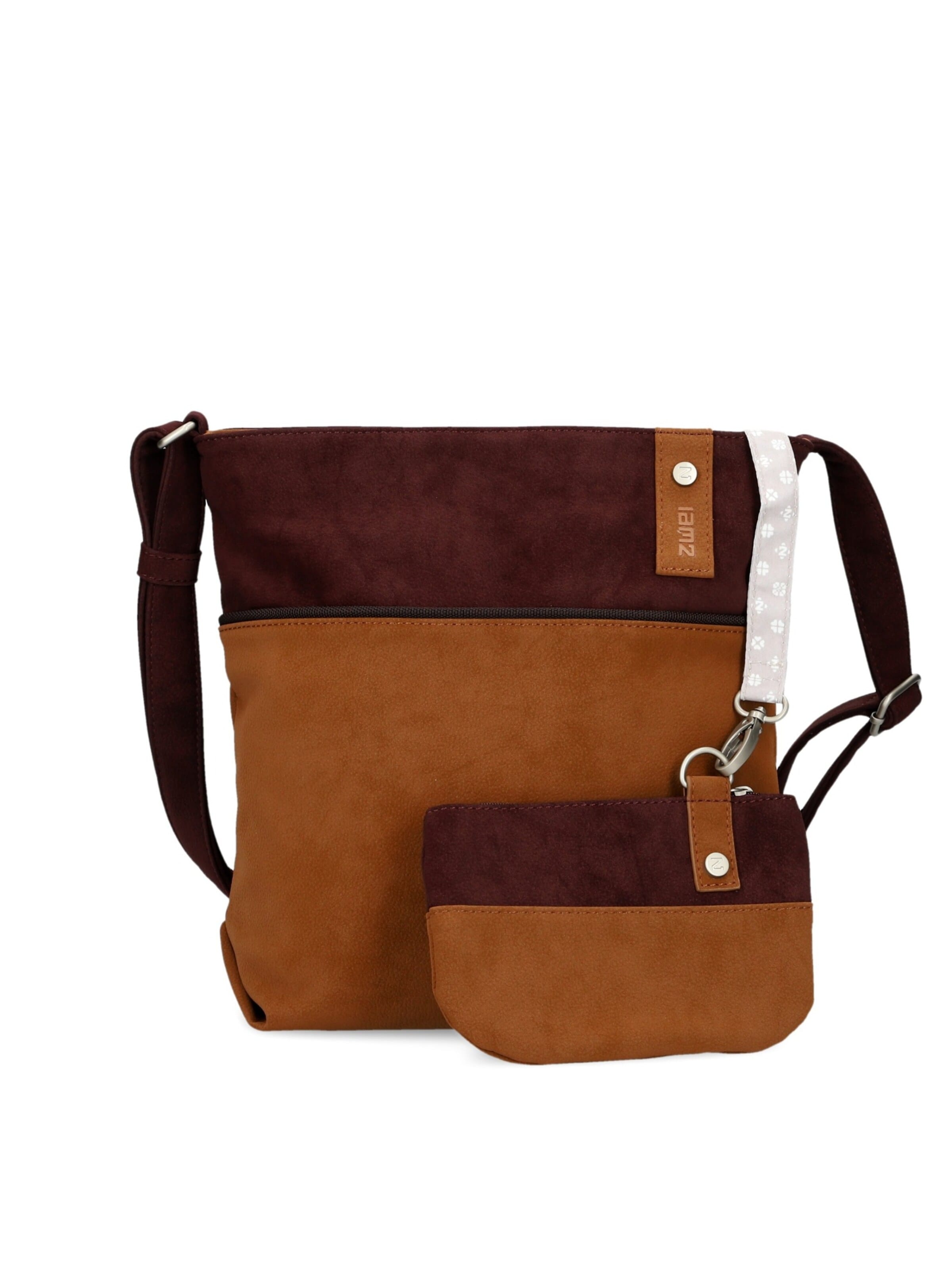 ZWEI Handbag 'JANA J10' in Brown: front