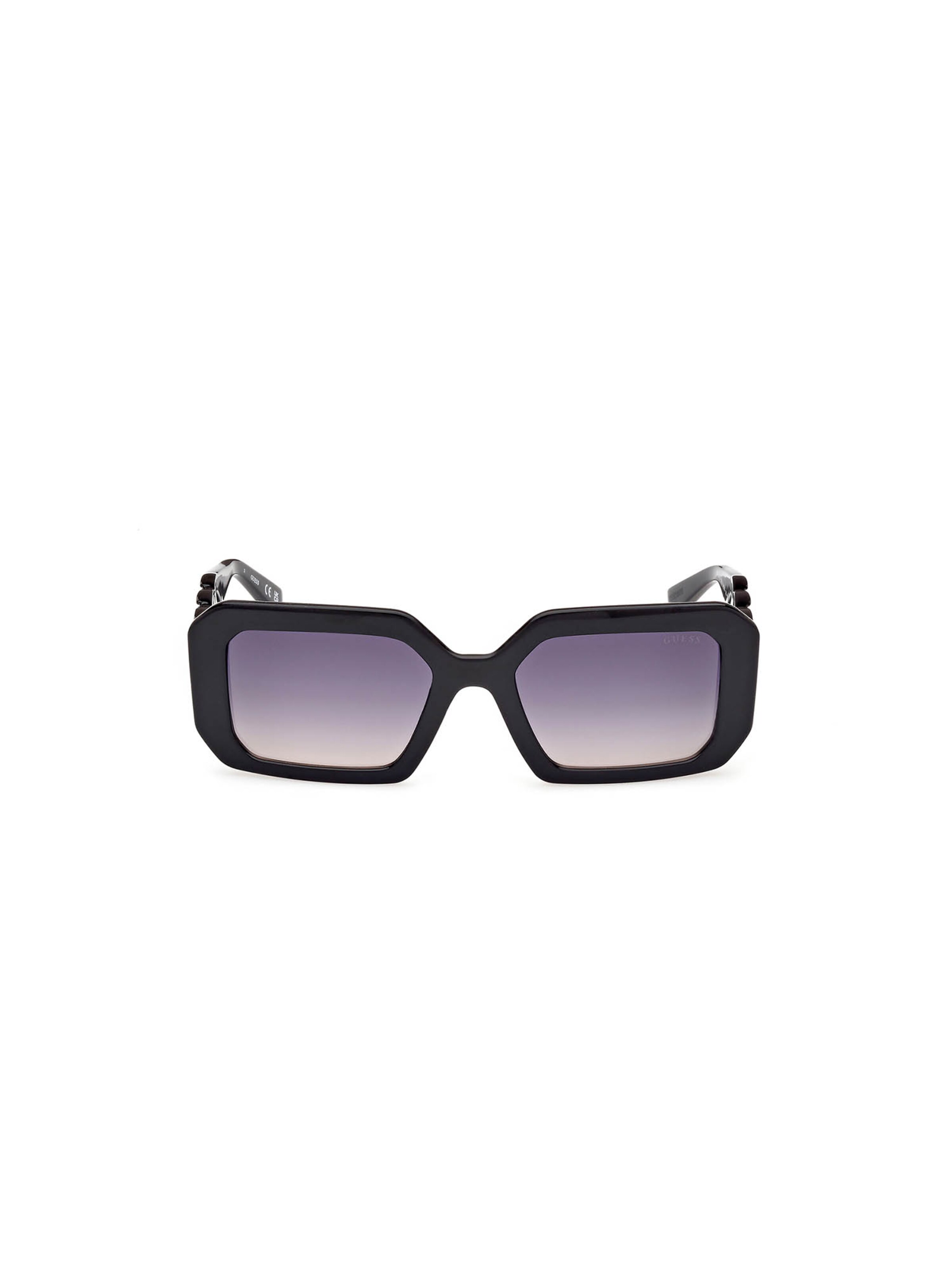 GUESS Sonnenbrille in Schwarz: Vorderseite