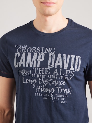 CAMP DAVID Shirt in Blauw