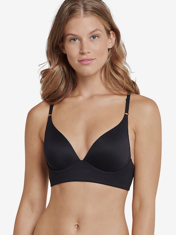 SCHIESSER - regular Sujetador 'Lounge Bra' en negro: frente