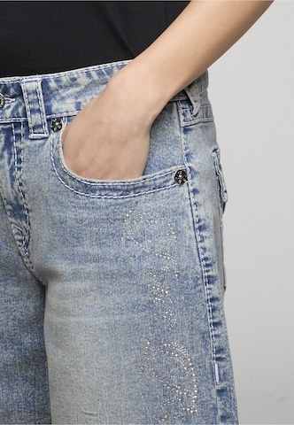 True Religion - Folgado Calças de ganga 'Jessie' em azul