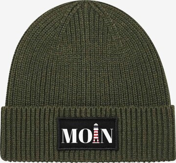 Youth Designz Beanie 'Moin Leuchtturm' in Green: front