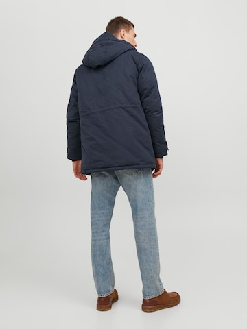 JACK & JONES Winter parka 'Clip' in Blue