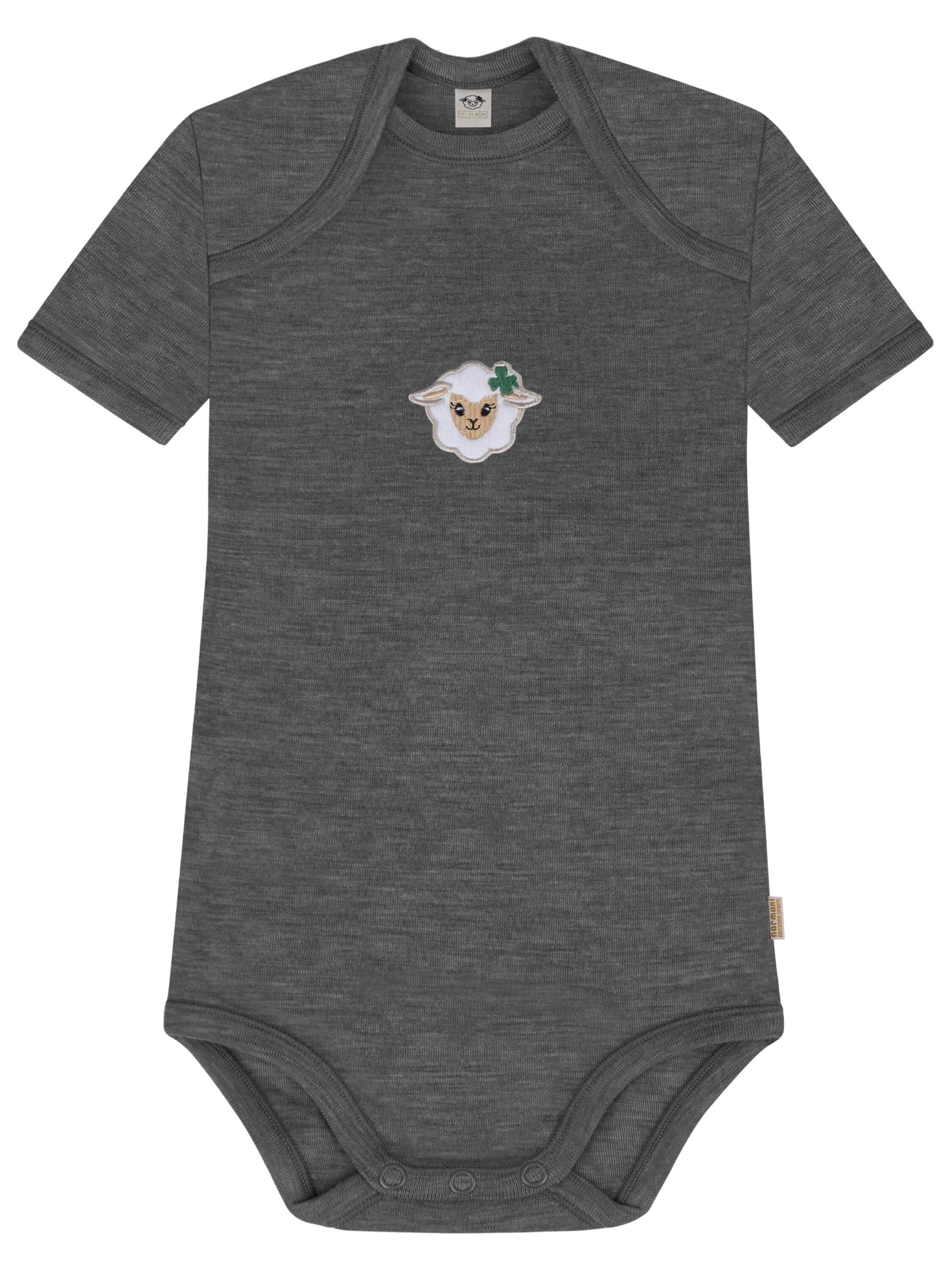 normani Body 'Tauranga' in Grau: Vorderseite